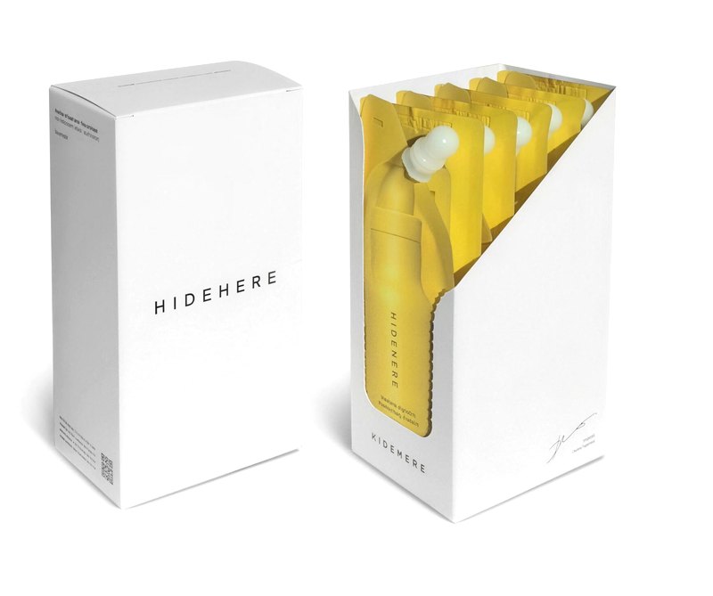 HIDEHERE Versandkarton und regalfertige Display-Box