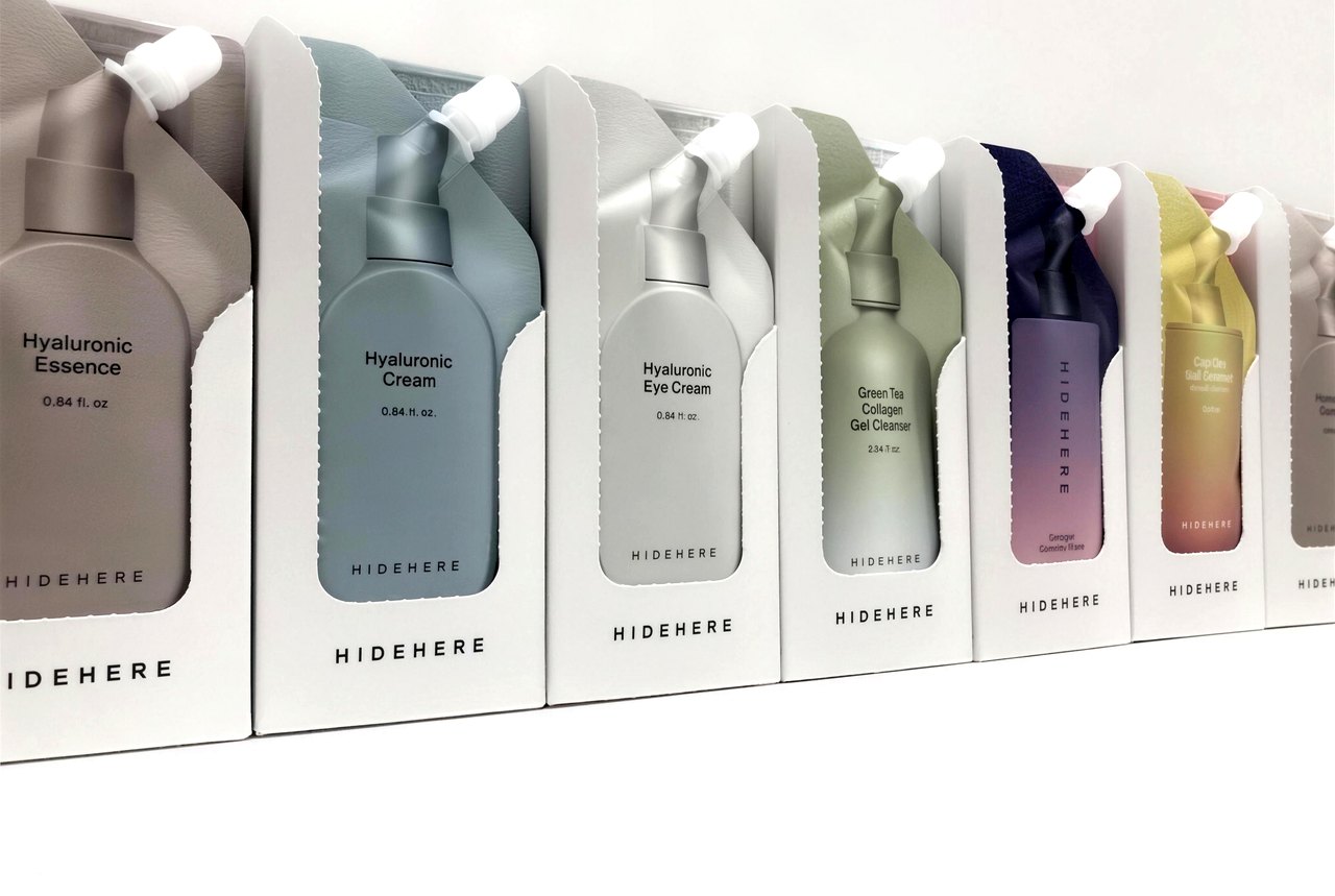 HIDEHERE Retail-Verpackung im Regal-Display